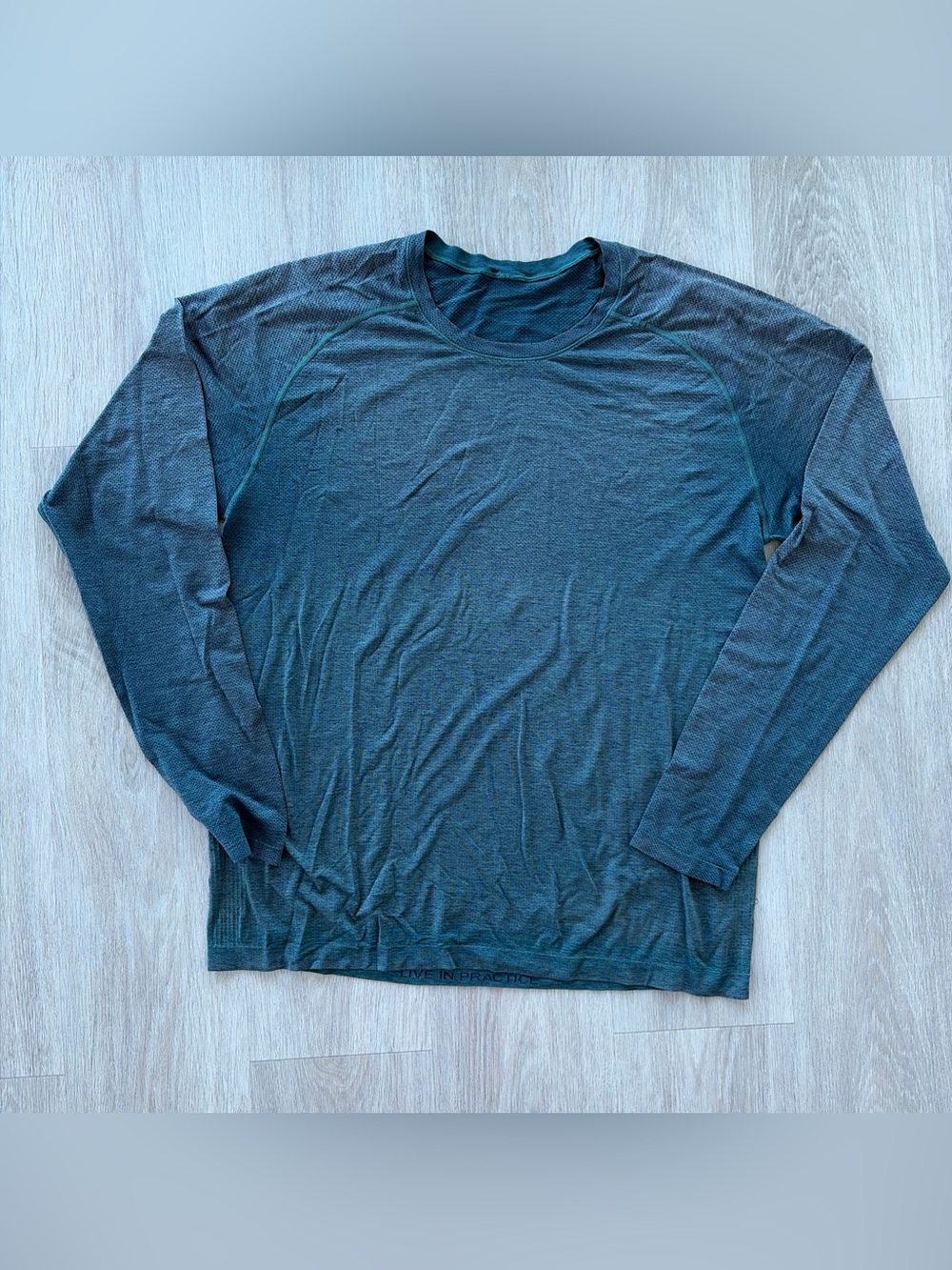 Lululemon Metal Vent Tech Long Sleeve Blue Green Men’s XL Running Gorpcore - Picture 1 of 7